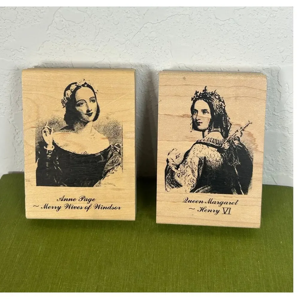 American Vtg- Set of 2- England- Queen Margaret Anne Page- Preowned- Royal